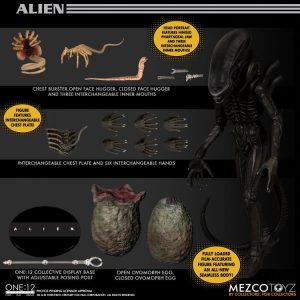 Alien One:12 Collective Alien Mezco (PRECIO: $1950)