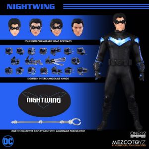 PREVENTA Mezco One:12 Collective Figures Nightwing(PRECIO: $1850, APARTADO: $200)