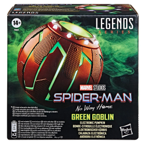 PREVENTA Spider-Man: No Way Home Marvel Legends Series Green Goblin Electronic Pumpkin Prop Replica (PRECIO: $950, APARTADO: $200)